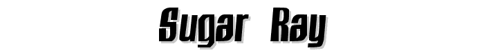 Sugar Ray font